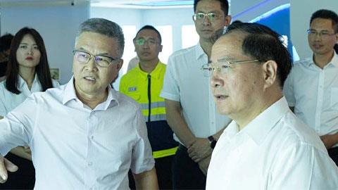工业和信息化部党组书记、部长金壮龙一行光临豪门国际官网锂业射洪基地调研调查
