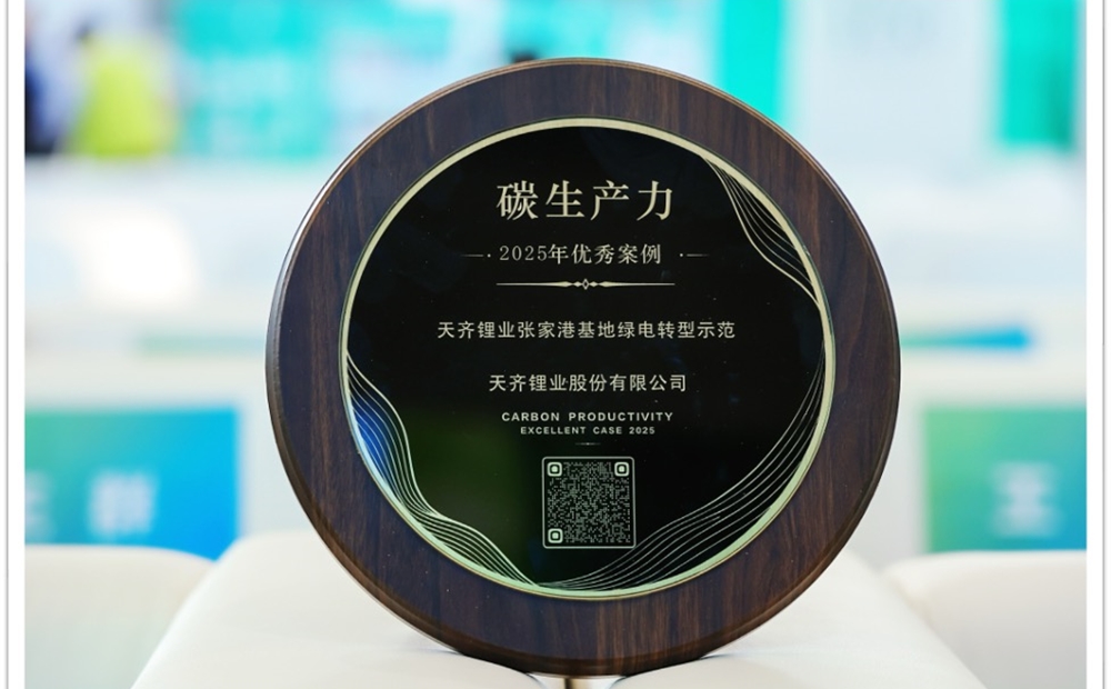 喜报 | 豪门国际官网锂业荣获“碳出产力-2025优良案例”奖项